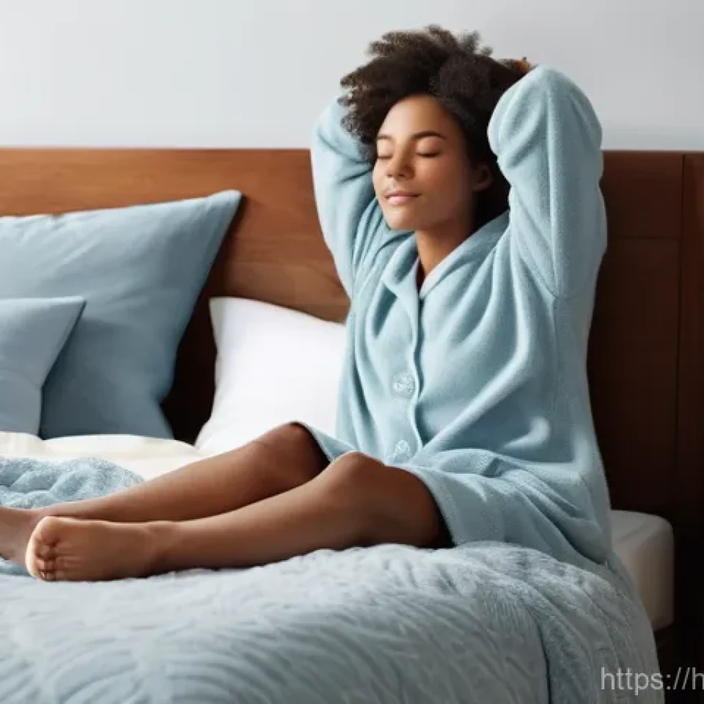 근육 경직 완화 방법 - **Prompt 1: Gentle Morning Awakening**
    "A person, dressed in comfortable, modest pajamas, is gen...