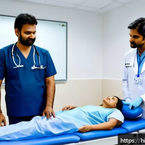 Home 31 재활치료 전문 병원 추천 - A modern rehabilitation hospital in India featuring a diverse team of specialists including doctors,...